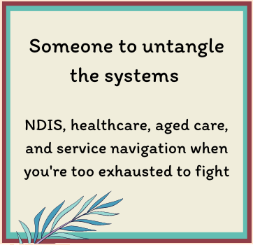 Someone to untangle the systems
